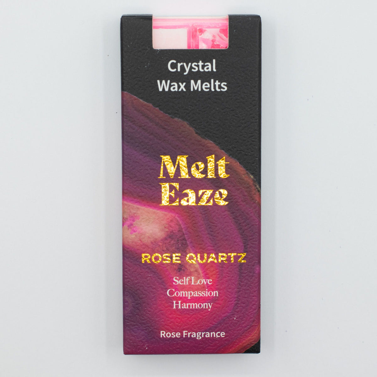 MeltEaze Wachstabletten 50g - Rosenquarz-Liebe - Rosa