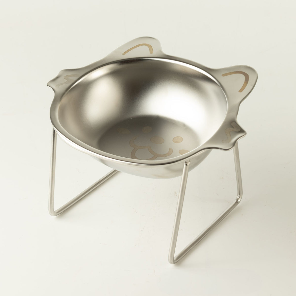 Cuencos para comida PAW - Tazón único para gato con soporte - Acero inoxidable (304)
