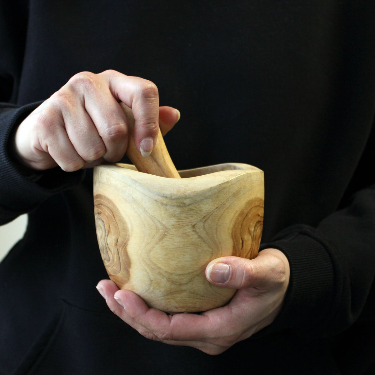 Mortier Ergo Teak Lrg