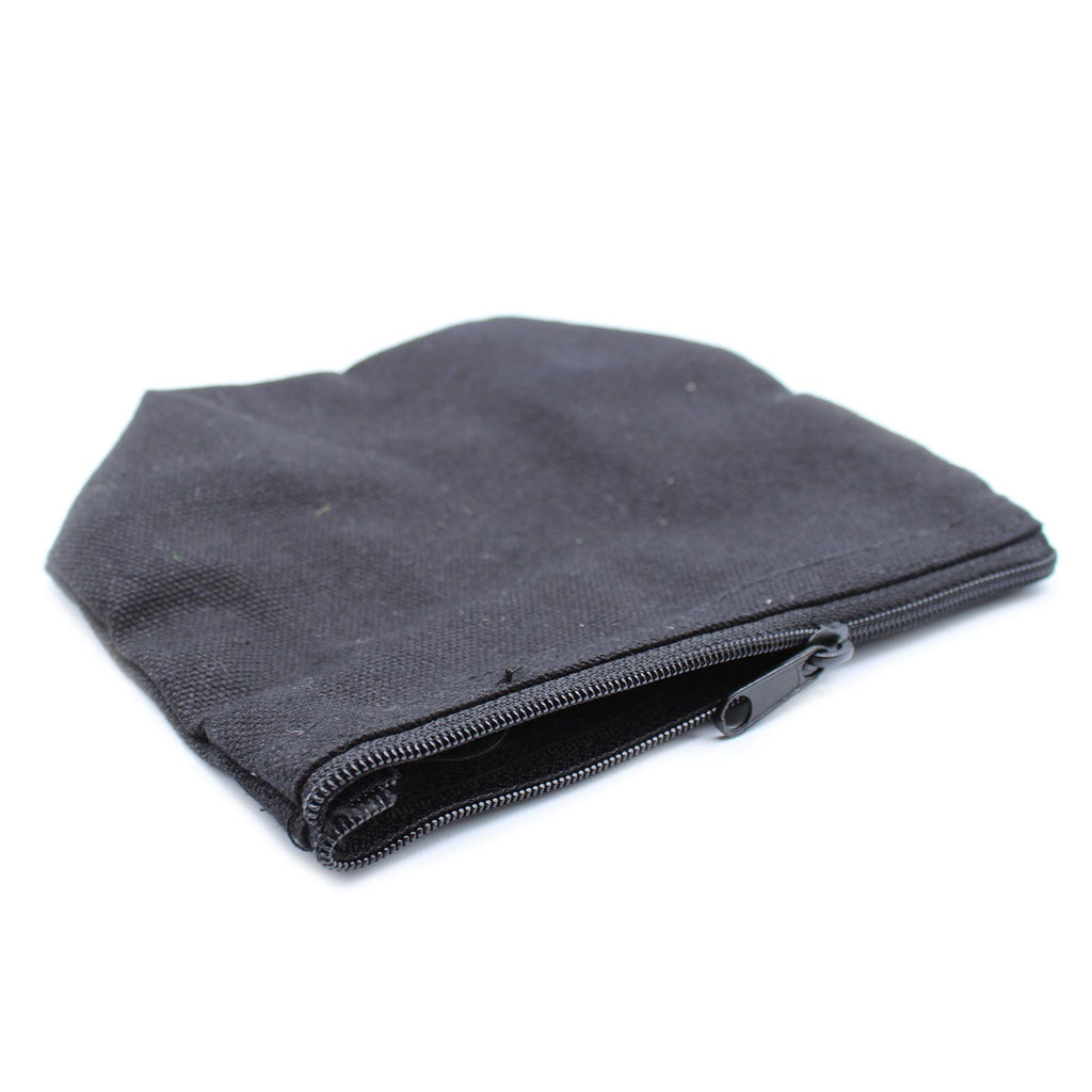 Neceser de algodón negro 10 oz - bolso de luna
